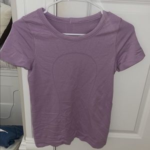 Lululemon Purple Short Sleeve Shirt